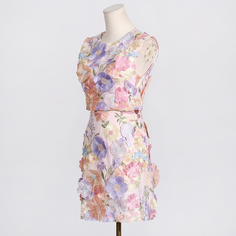 Daily Women s Elegant Flower Spandex Polyester Skirt Sets Skirt Sets