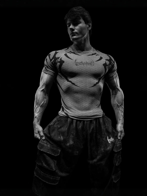 BD New Venom Short-Sleeve Summer Fitness Sports Casual T-Shirt Running Top Elastic Breathable Quick-Dry Half-Sleeve BD New Venom Short-Sleeve Summer Fitness Sports Casual T-Shirt Running Top Elastic Breathable Quick-Dry Half-Sleeve