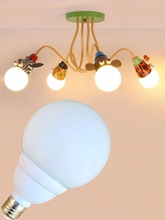 儿童房间动物头龙珠灯泡超亮e27螺口复古节能家用led灯白三色球泡