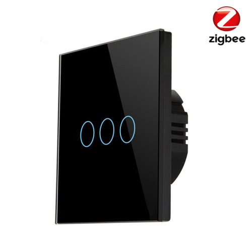 Eurocode graffiti Zigbee smart switch live and neutral wire \ single live and neutral common touch switch APP control button back