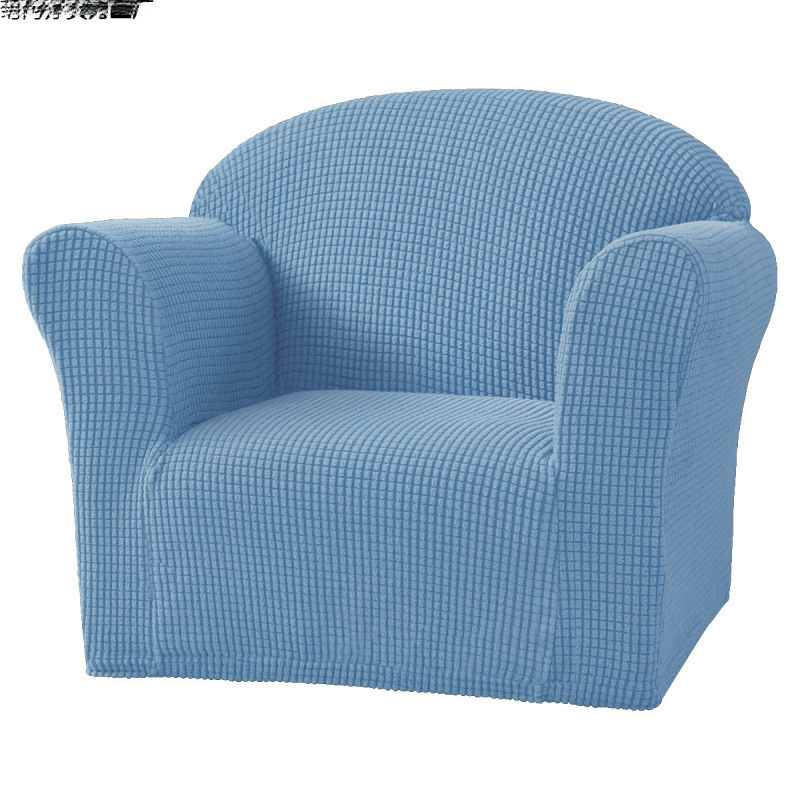 Cross-Border Stretch Fleece Children's Solid Color Simple Small Protector Baby Sofa Cover Convenient_voghion.com