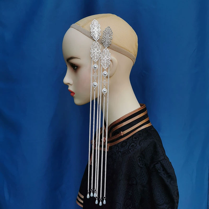 [Акция] Монгольские головные уборы, украшения для головы для свадеб, фестивалей и торжеств, аксессуары в этническом стиле для выступлений, украшения для боковых прядей волос