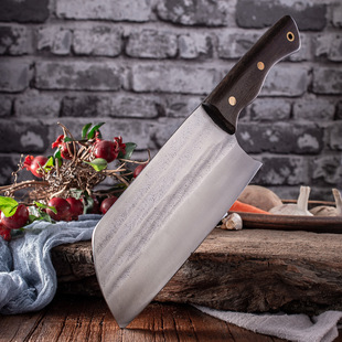 Handmade forging slicing knife household Women's small kitchen knife Longquan craft melon fruit vegetable meat slice manganese steel sharp cross-border