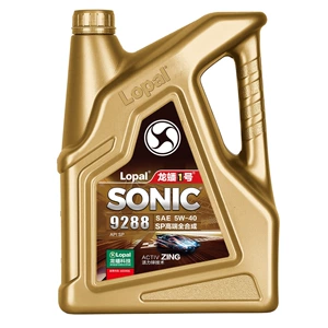 Longpan No. 1 Sonic 9288 Fully Synthetic Motor Oil 5W40 Viscosity Series Api Sp 4L Car Maintenance