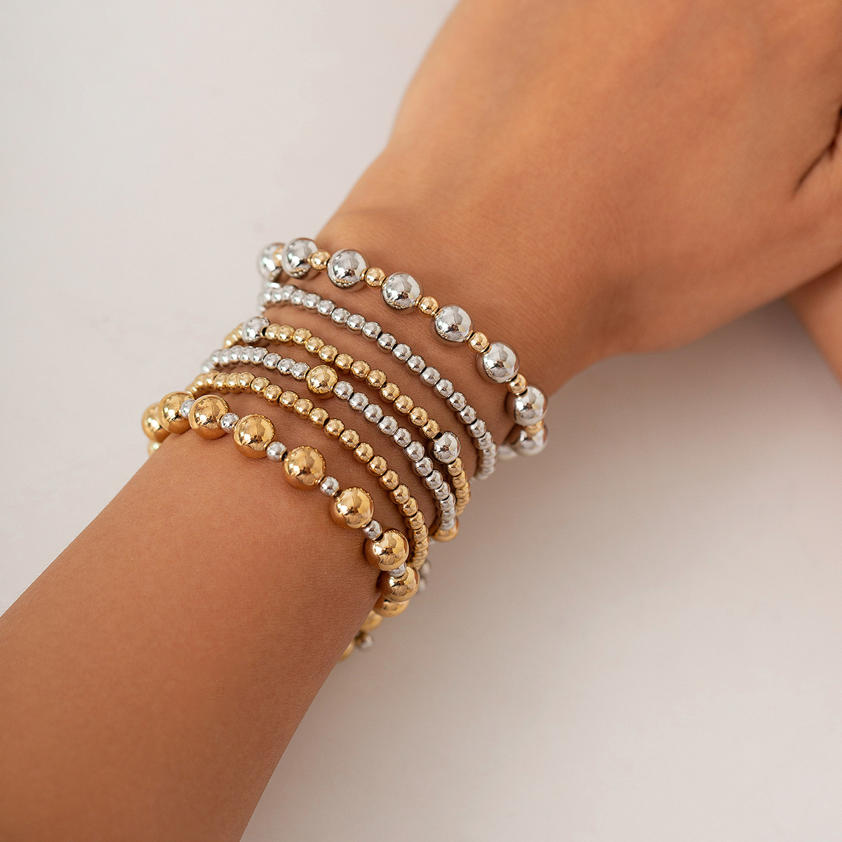 17g Weight CCB Pendant Material Bracelets Classification CCB, Imitation Pearl Chain Material Beaded Chain Chain Type 1 Set Quantity Banquet, Travel Occasion CCB, Imitation Pearl Material Heart Shape Pattern Women's Gender Plating Design Vintage Style Style Vintage Style Heart Shape CCB Imitation Pearl Beaded Chain Beaded Bracelets Wholesale 13