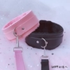 Black collar + leash