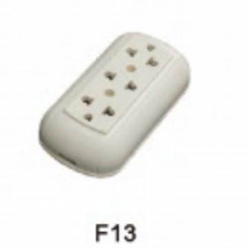 美规式F13 6孔插座防冻 防摔 防漏电排插板