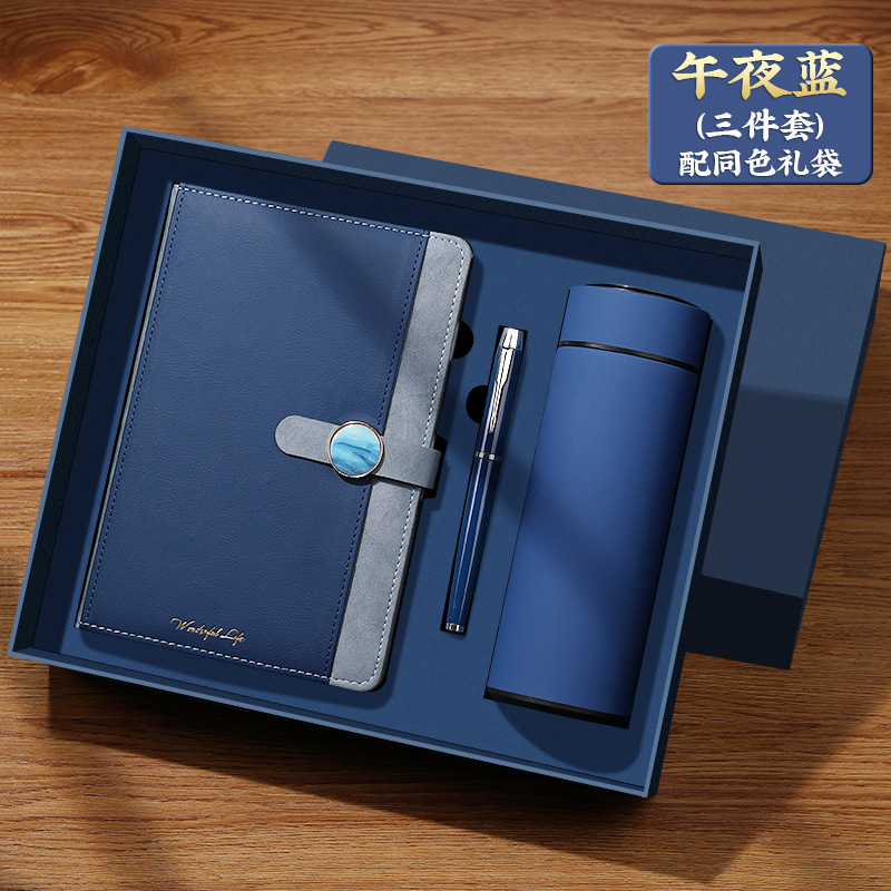 Caja de regalo de cuaderno de portátiles personalizada en 2025, nuevo cuaderno de negocios de alto nivel, logotipo imprimible del día del maestro