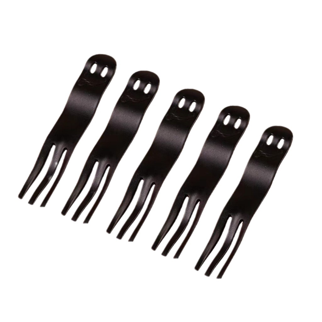 Wholesale individually packaged colorful forks for cakes