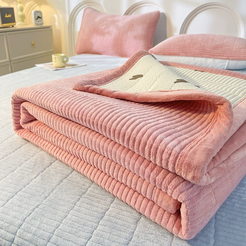 Keep warm set, quilted sheet, winter mattress for bed, increased thickness, 3 piece set