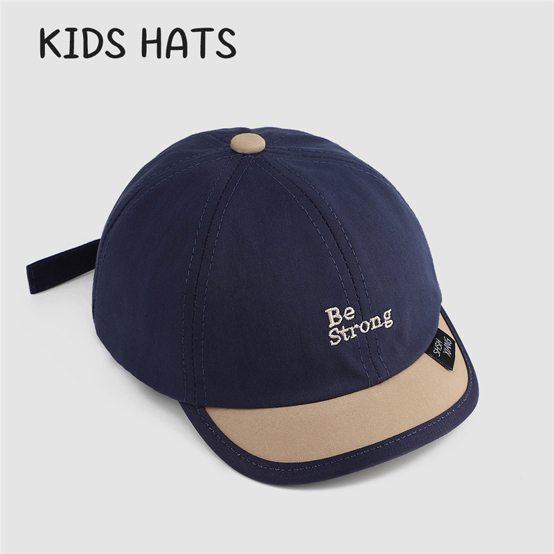 Sombrero para bebés primavera y otoño gorra corta gorra de lengua gorra para bebés de verano viajan gorra de béisbol universal de protección solar