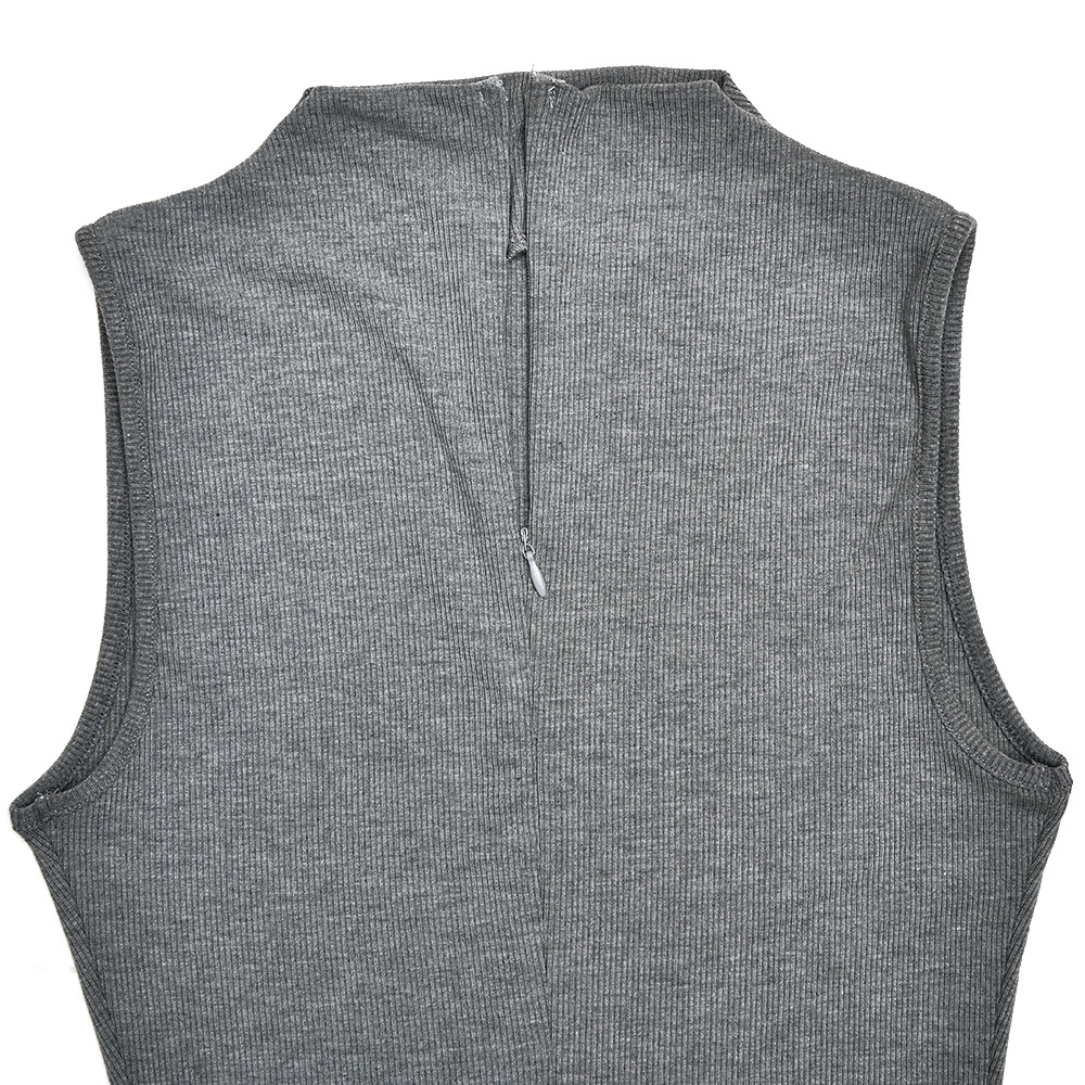 Mono de mujer con cuello redondo, sin mangas, color liso, pantalones acampanados, mallas, sexy, deportivo