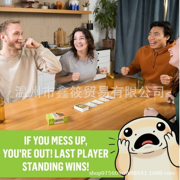 Cross-border new product Tim Ferriss Exploding Kittens Coyote Exploding Kittens Coyote Game