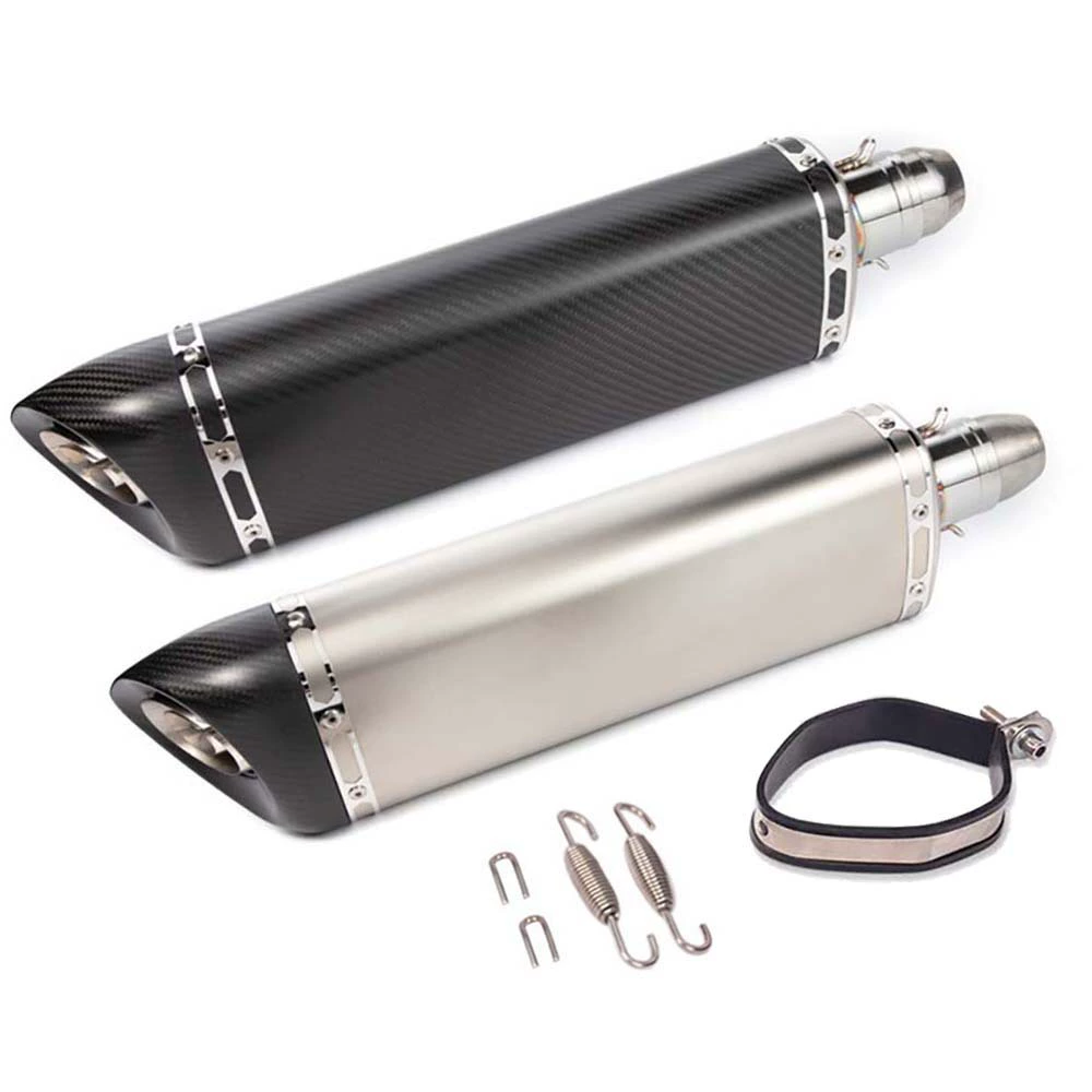 Мотоцикл модифицированный хвостовой сегмент выхлопной трубы для установки без потерь косой треугольный круглый хвост выхлопной ZX-6R/z400/весенний ветер 250