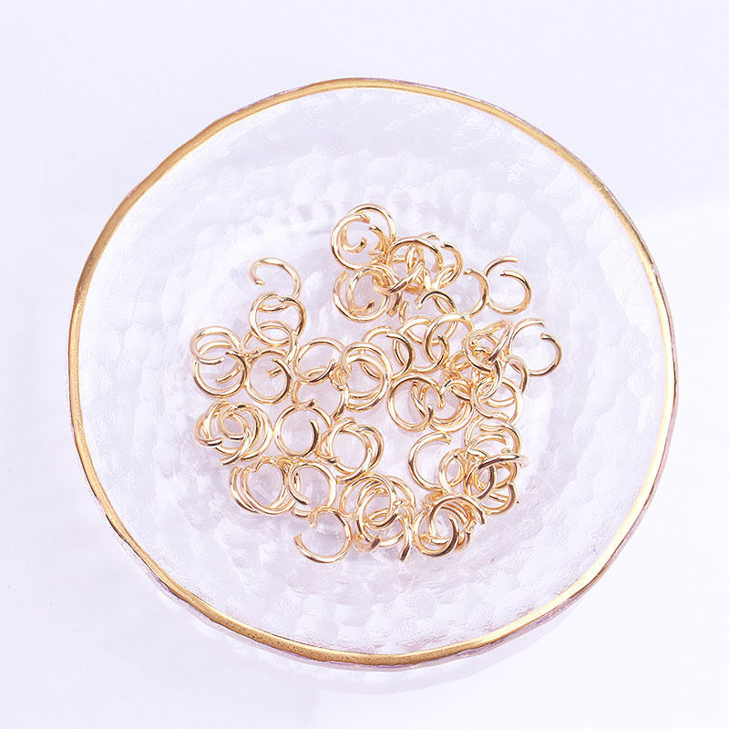 金属メッキ開口部閉口リング部品鉄リング手作りdiyアクセサリーシール油ニッケルなし卸売り|undefined