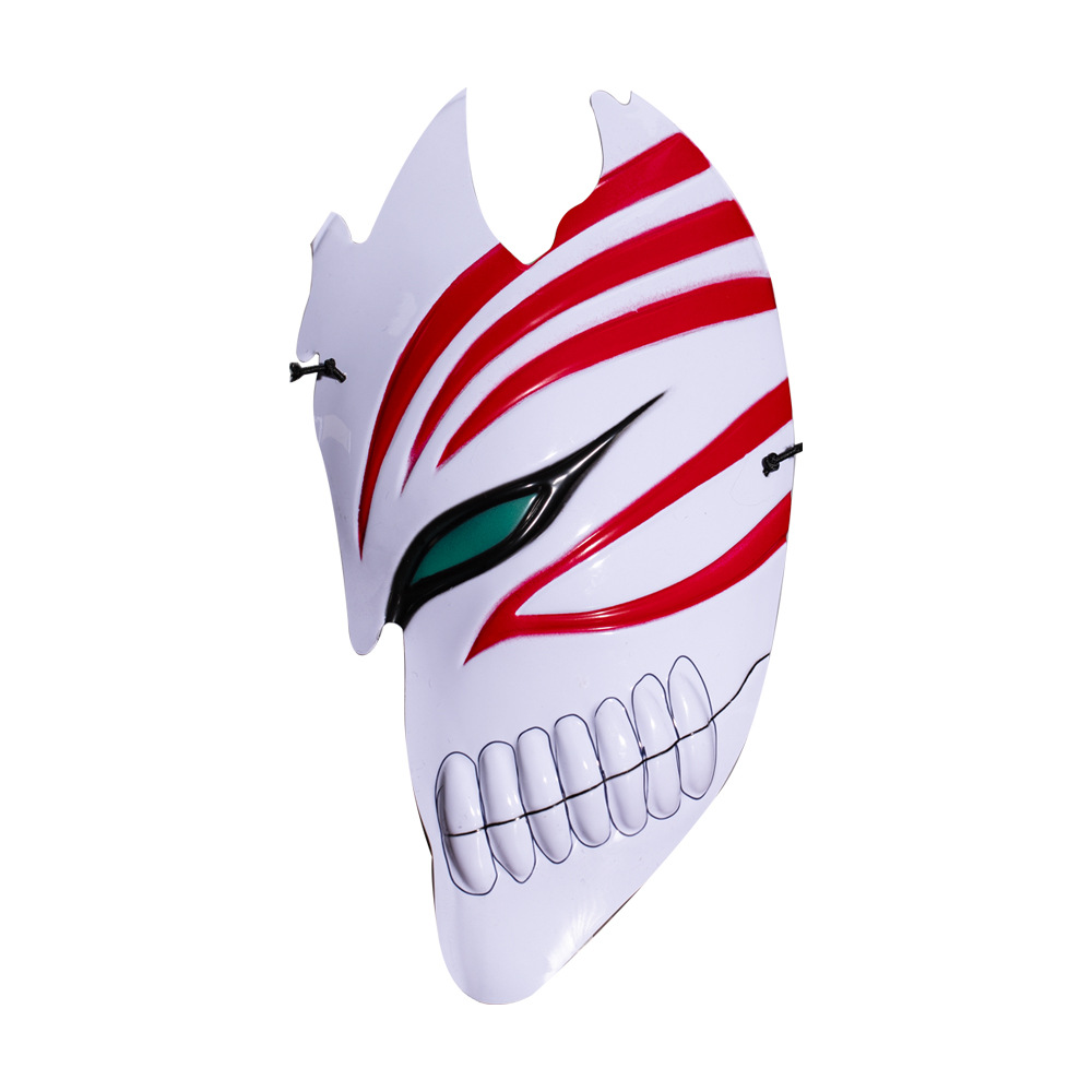 La nueva mitad de la cara del dios de la muerte, Hei Qi, la mitad de la cara, la mitad de la cara, la exhibición de cómics COS, la máscara de maquillaje de Naruto