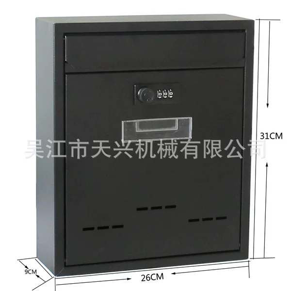 Factory direct European password lock letter newspaper box metal password lock mailbox password lock mailbox TX0020.M