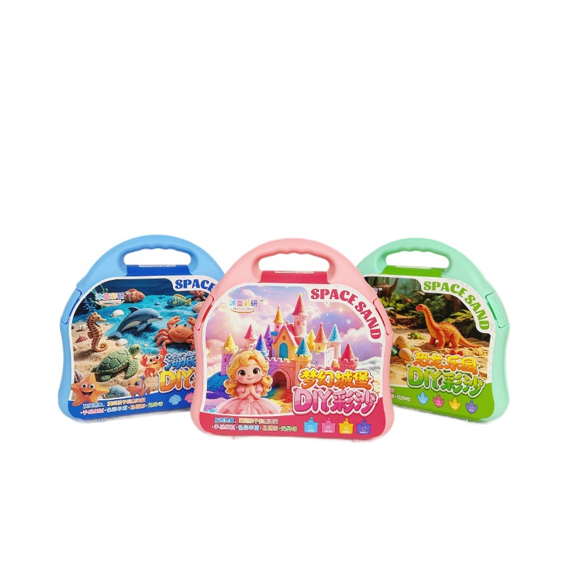 Juguetes de arena para niños DIY castillo submarino mundo modelo de dinosaurio juguetes creativos regalos agencia al por mayor