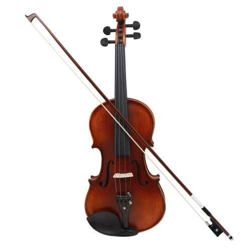 QA-18 violin bow 4/4 Brazilian mahogany bow pure horsetail ebony white shell silver sheepskin handheld bow