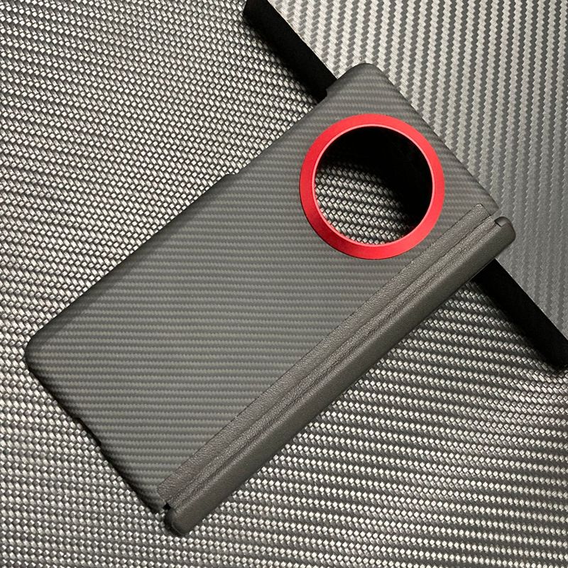 新商品のケブラーはファーウェイmate x 5超薄中軸保護カバーのアラミド繊維の磁気吸収保護カバーを適用します。|undefined