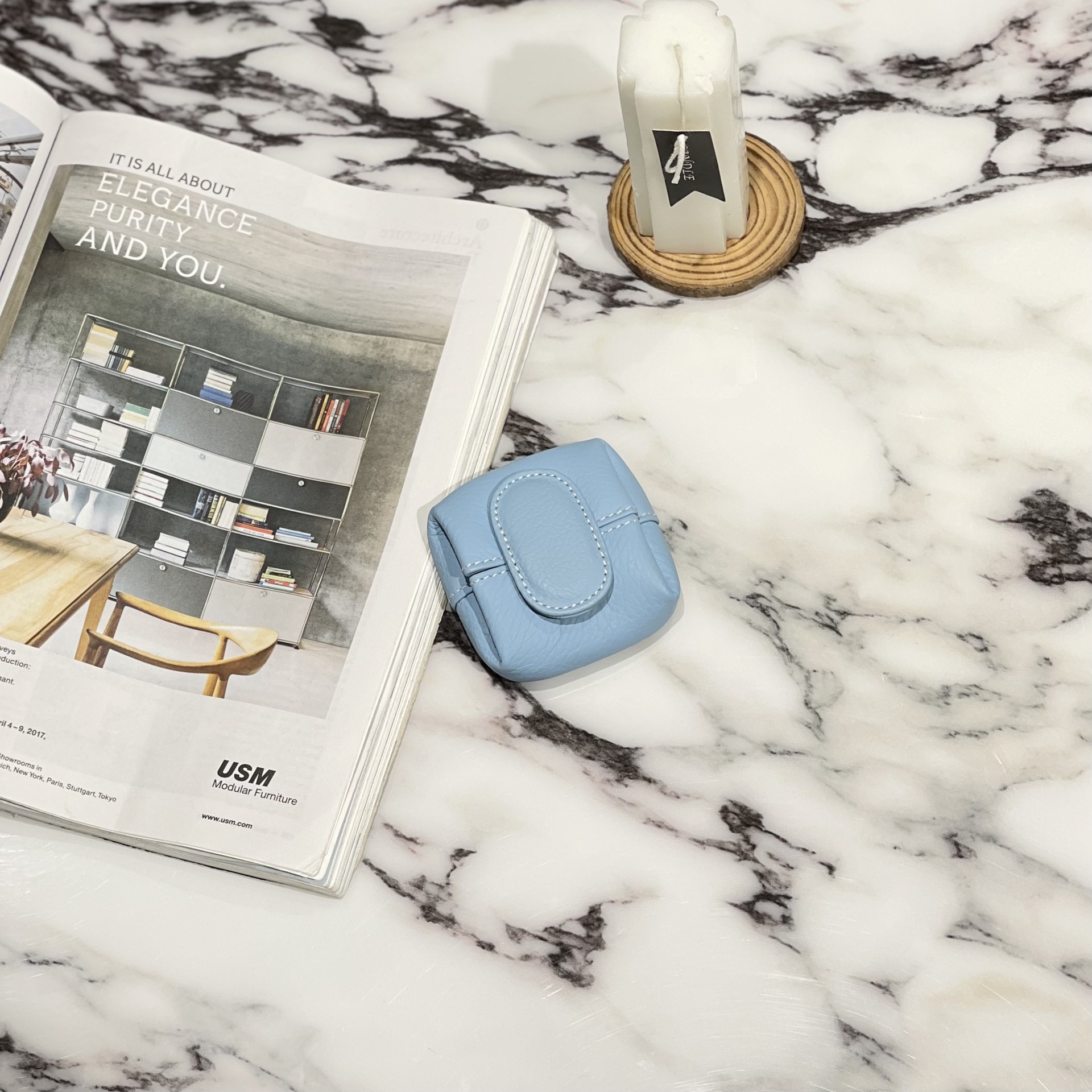 Monedero de cuero genuino primera capa de piel de vaca mini billetera de almacenamiento clave transfronteriza pequeña billetera de piel de vaca de las mujeres