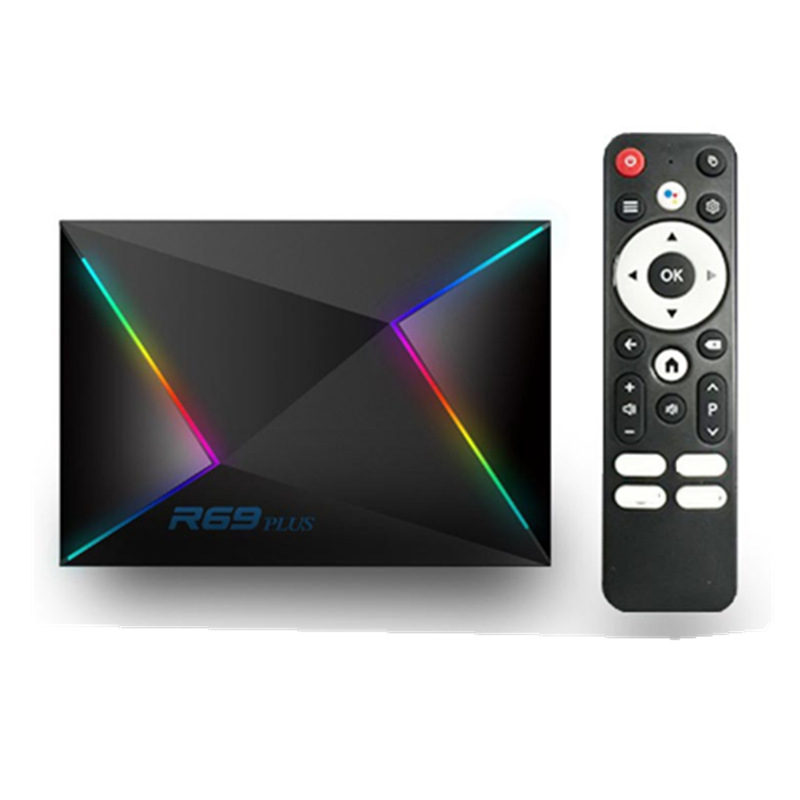 R69 PLUS Set Top Box Full Records H728 4GB/64Gb Android 14.0 wifi6 Gigabit Dual Band tvbox