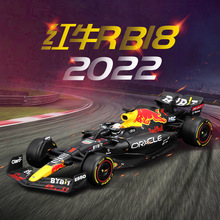 Bburago比美高1:43红牛RB18F1方程式赛车合金车模摆件汽车模型玩