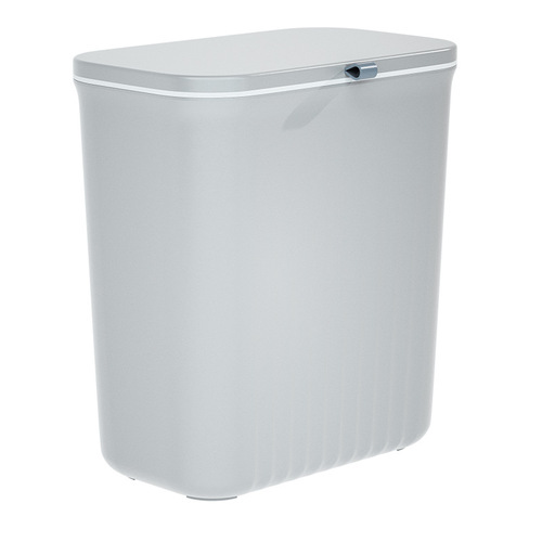 Bathroom trash can, toilet household with lid, wall-mounted sandwich kitchen bucket, toilet flip-top bucket