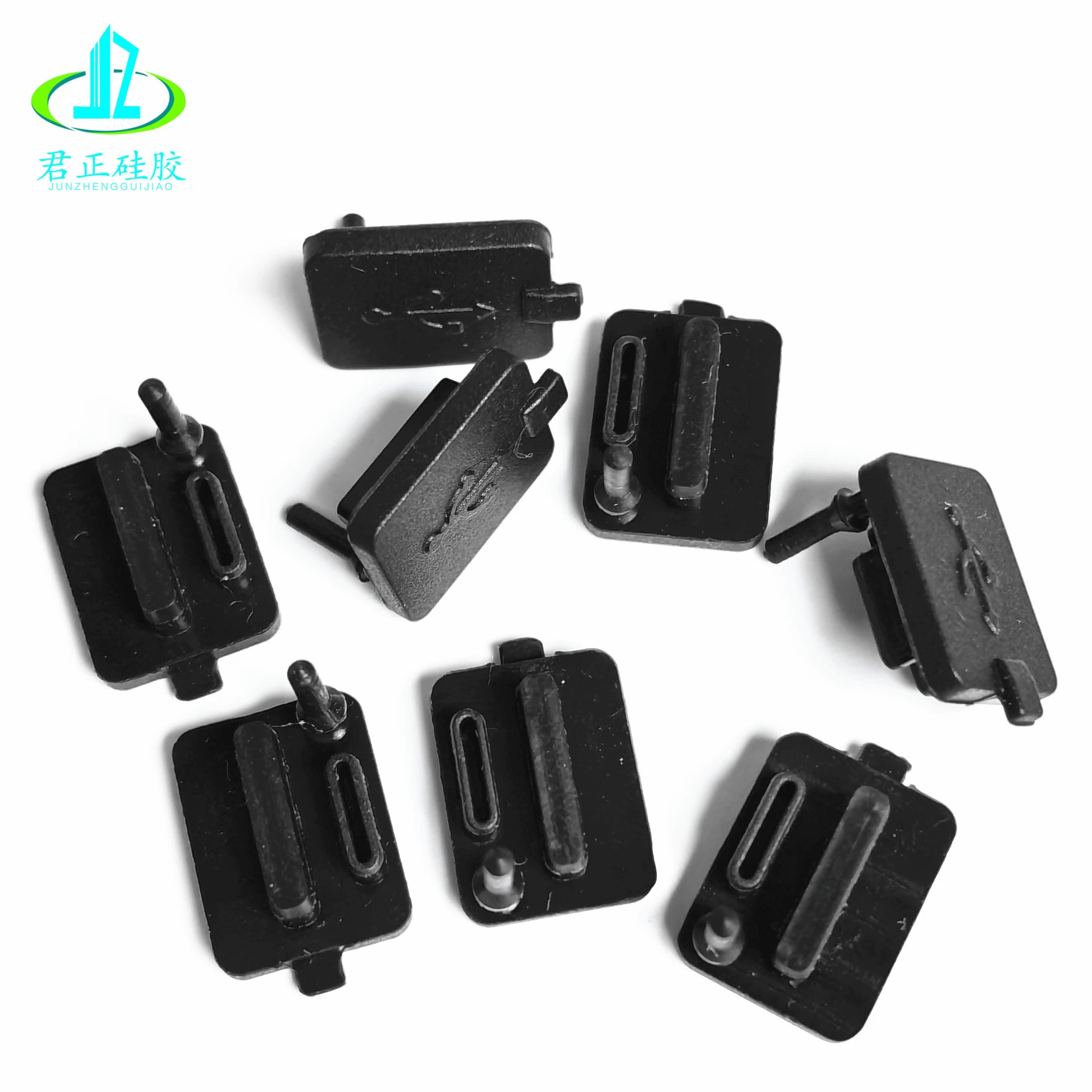 Резиновая заглушка порта USBTYPE-C «два в одном», пылезащитная заглушка порта для зарядки, резиновая крышка типа, квадратная USB-вилка, защита от потери