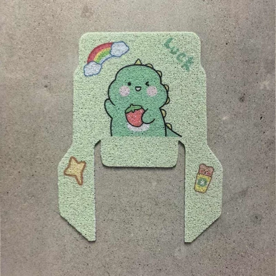 Electric vehicle foot mat: Electric Vehicle Mmax110 Accessories Battery - mechanic-ii-mmax2-side-step-version-green-dinosaur