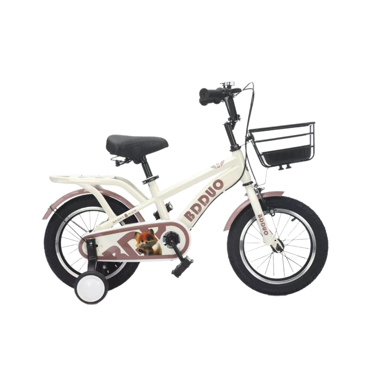 Bicicletas infantiles para niños de 3 a 16 años, niños y niñas con ruedas auxiliares, bicicleta de princesa para niños image 5