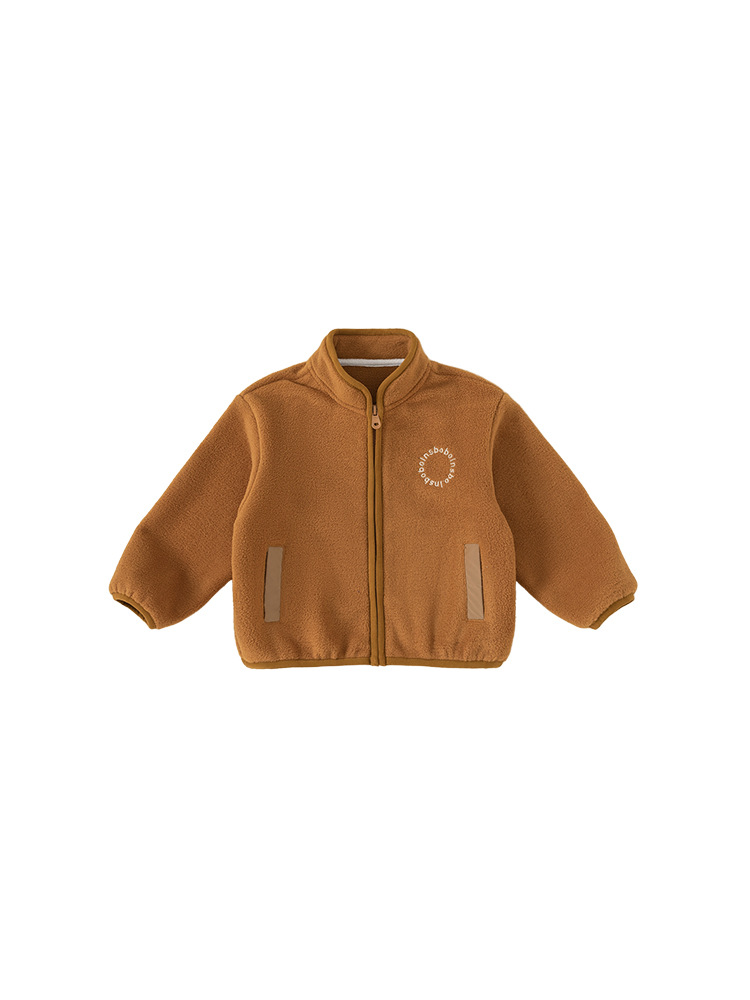 Ropa Infantil Youbao, Chaqueta de Forro Polar para Niños de Otoño e Invierno, Chaqueta Informal con Cuello Alto para Bebés, Forro Interior Cálido, Chaqueta para Niños