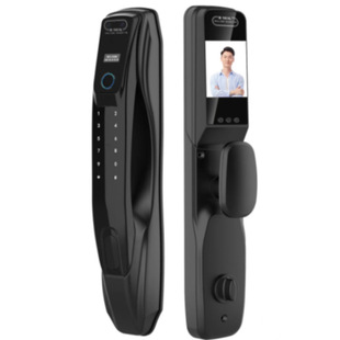 Xindi'An Fingerprint Lock Home Anti-Theft Smart Door Lock Password Magnetic Card Lock Digital Lock 3D Face Recognition Cat Eye Lock
