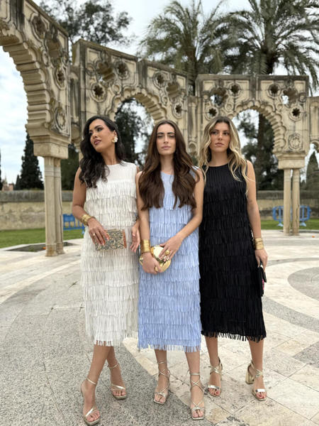 Spring summer elegant comfortable dress sleevless with a round…