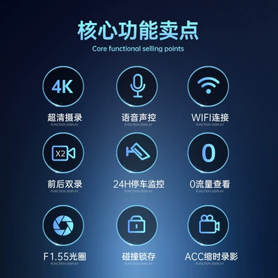 Car-Mounted High-Definition Recorder D-Type Driving recorder