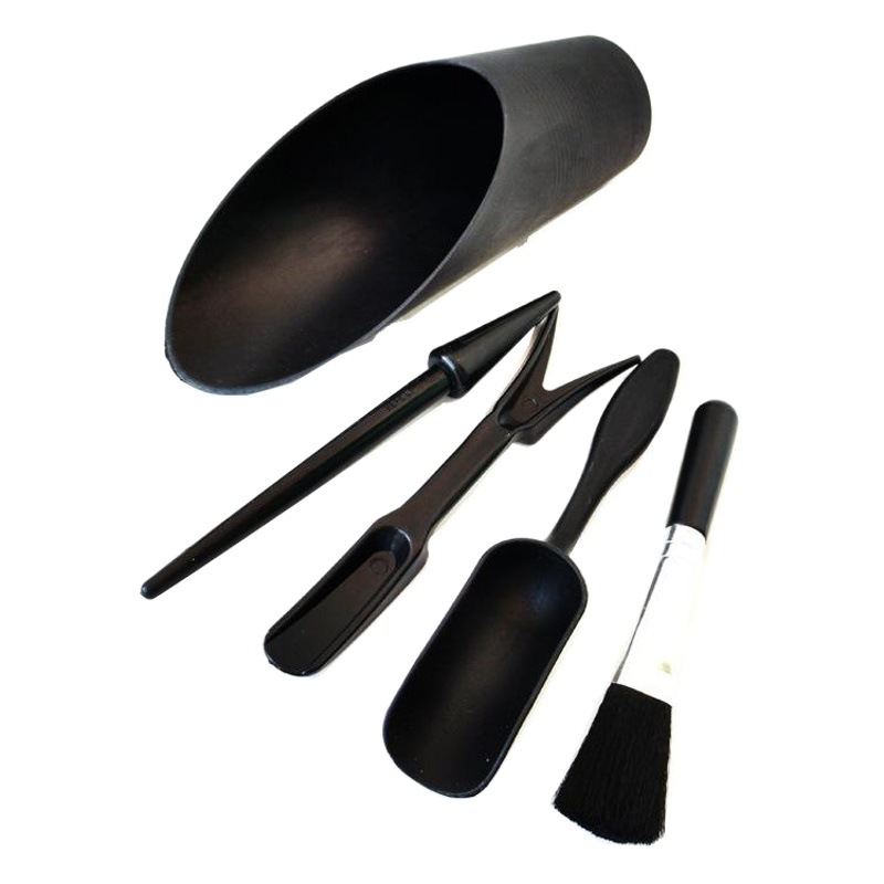 Nueva serie negro jardinería suculentas pala de plantación rastrillo squeeze hervidor floral pinzas en maceta micro-View herramienta