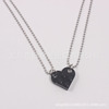 Necklace heart shaped, chain, constructor, pendant for beloved, wholesale