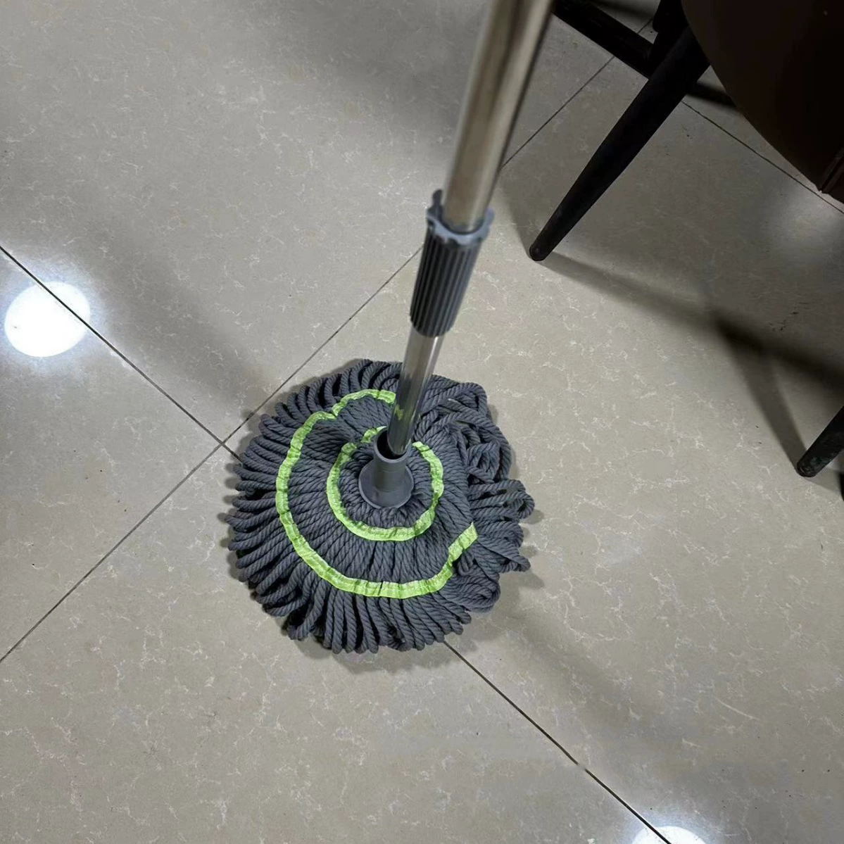 Специальная распродажа бикассо без рук, вращающаяся самокрутящаяся Бытовая Швабра из нержавеющей стали, Влажная и сухая старомодная хлопковая Швабра