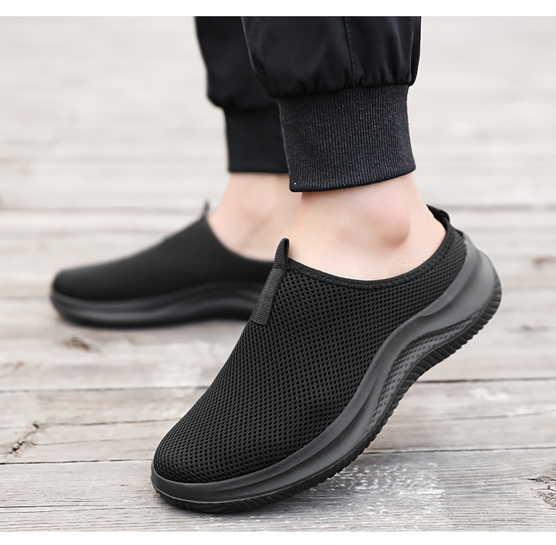 Summer New Breathable Sports Mesh Men's Large Size Outdoor Lightweight Running Shoes, Youth Slip-on Casual Shoes_vogvips.com