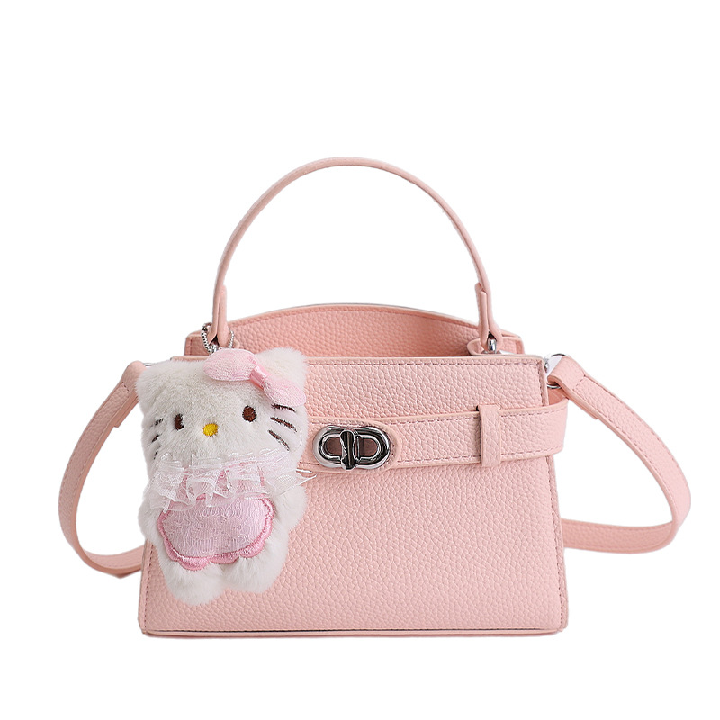 Textura de alta calidad nicho bolso de mano pequeño bolso de mujer nuevo ligeramente lujoso estampado lichi bolso Kylie bolso de mochila de estilo exterior