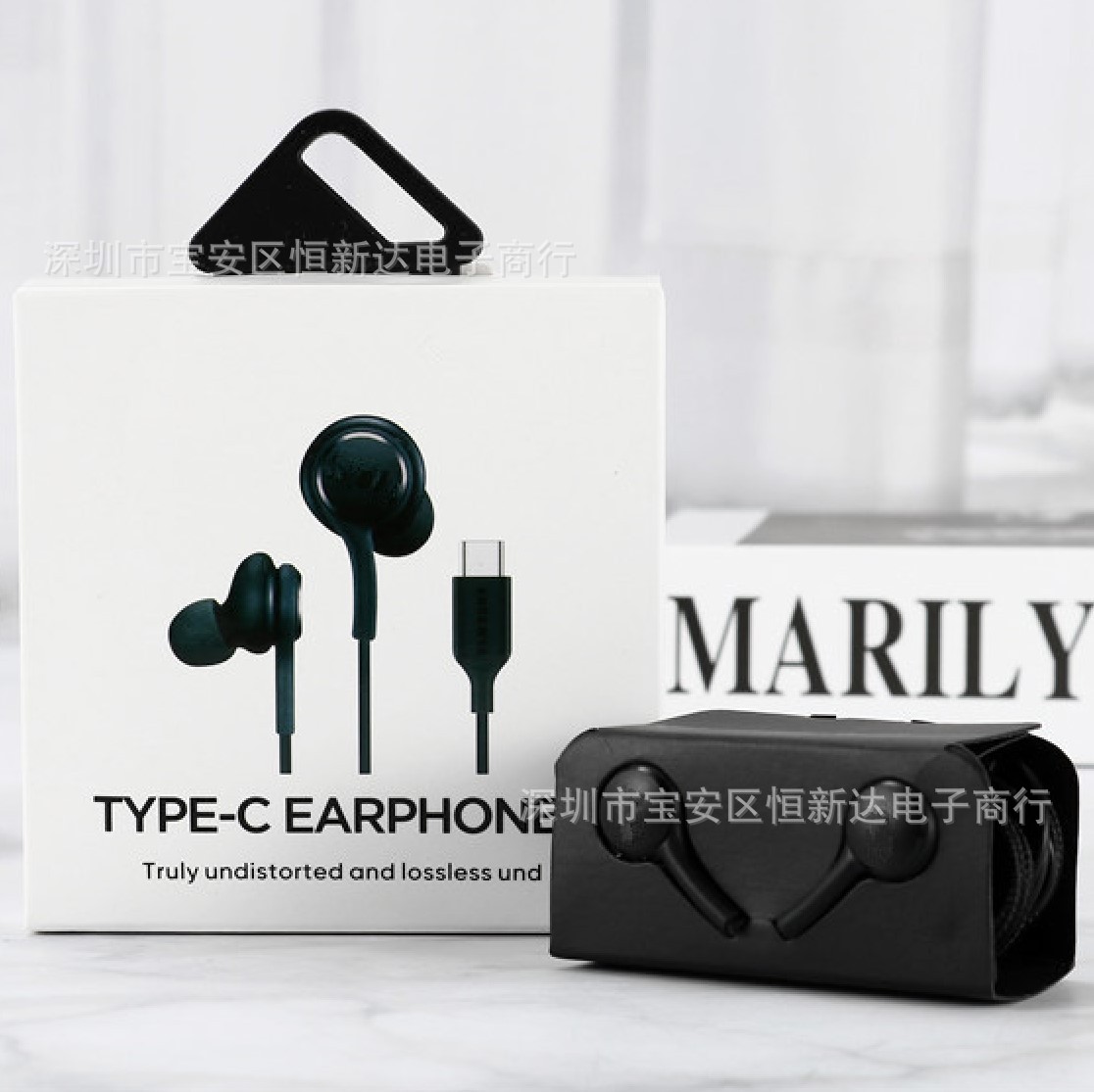 Note10 Headphones Are Suitable for Samsung A8S/A9S/Note10 Original Wired Headphones with Type-C Headphone Interface