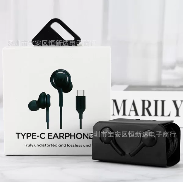 Note10 Headphones Are Suitable for Samsung A8S/A9S/Note10 Original Wired Headphones with Type-C Headphone Interface