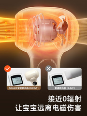 SKULD CoCoD3 Baby Wireless Hair Dryer Special for Tushy Baby Children's Electric Hair Drier