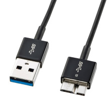 SANWA SUPPLY山业USB线USB A- Micro B 数据线0.3米KU30-AMCSS03K