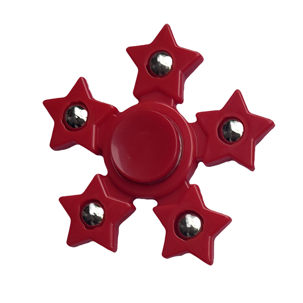 [Classic color five-bead style] Red five-star five-pointed star