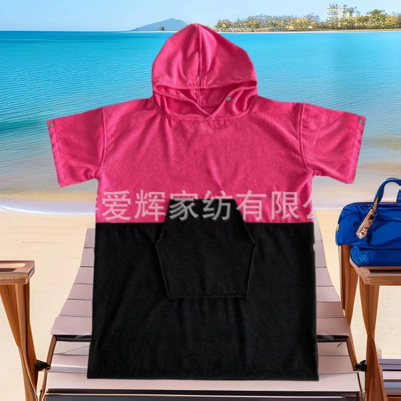 Быстродушеная пляжная одежда накидка для серфинга Пляжный накидка с капюшоном