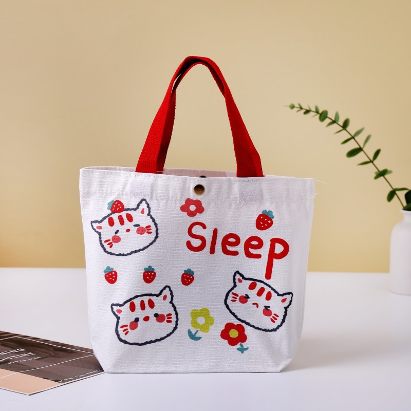 Bolsa de regalo de graduación de niños bolsas de lona portátiles de dibujos animados estudiantes bebés regalo de cumpleaños bolsa de lona spot