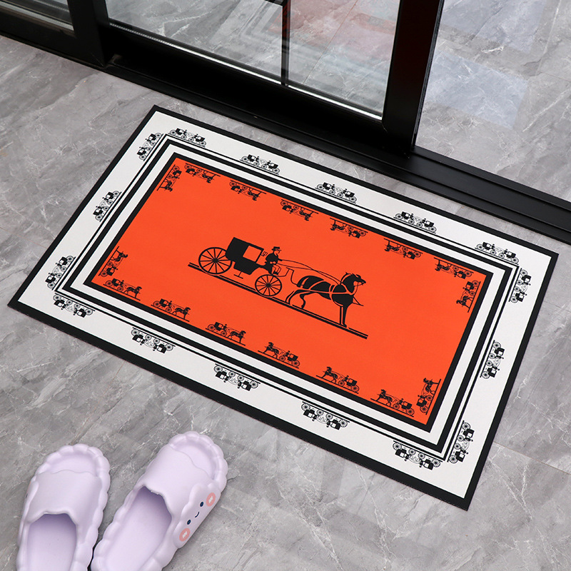 Alfombra de suelo transfronteriza alfombra de suelo antideslizante de baño de color sólido alfombra de barro suave de diatomita simple cocina alfombra de suelo de baño