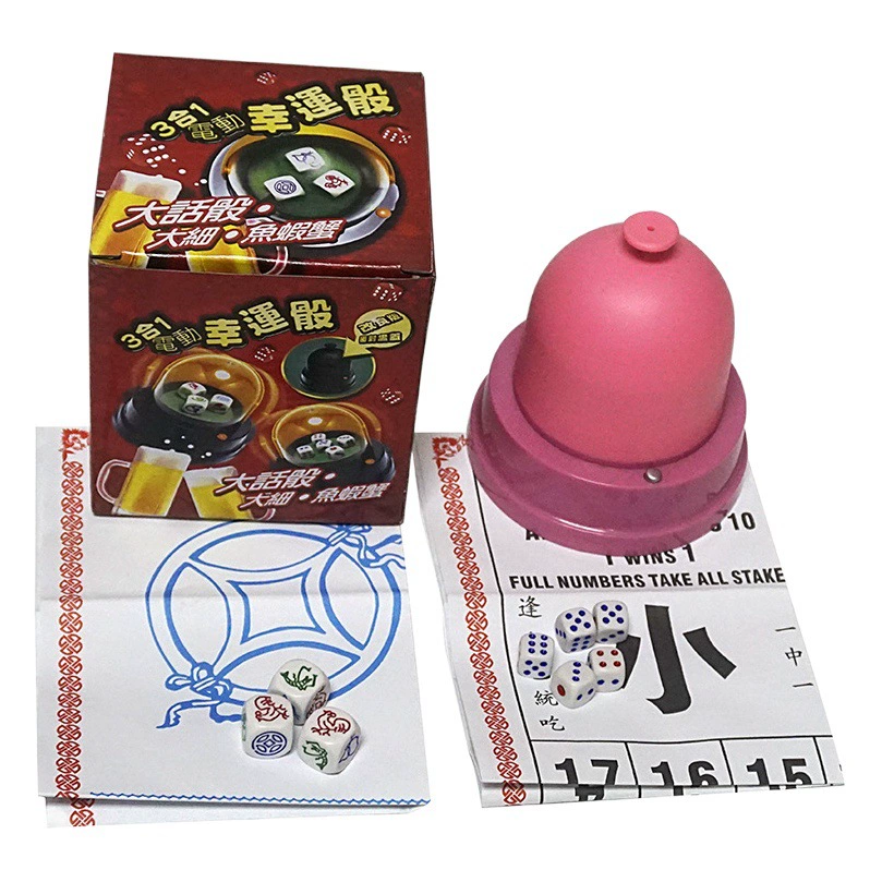 Фабрика оптом три-в-одном электрические кости с рыбой, креветками и крабовыми игральями развлекательные кости фестиваль Вечеринка в баре