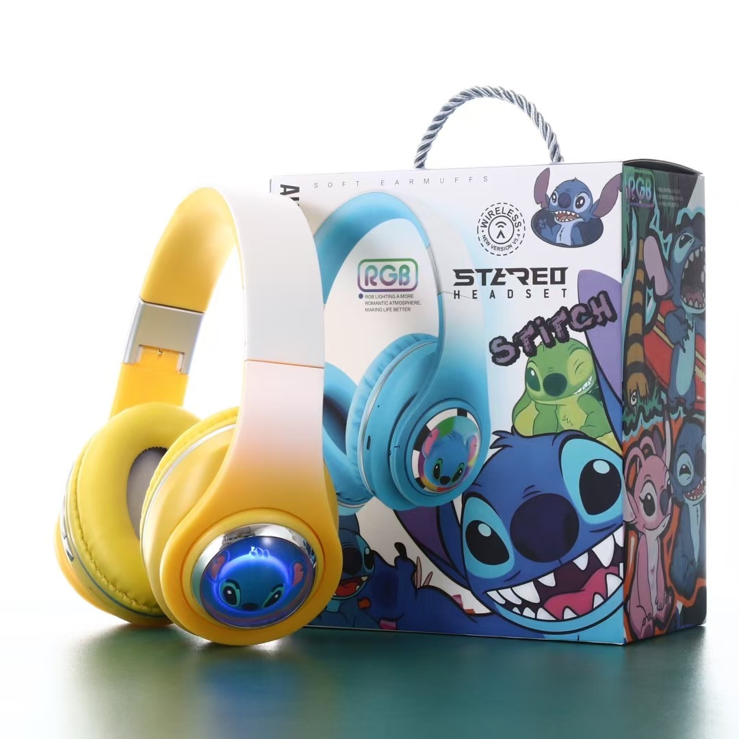 Cápsula espacial de comercio exterior Sticky Headset encantador auriculares Bluetooth de dibujos animados auriculares estéreo de música image 6